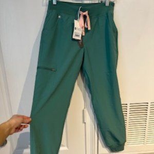 Figs Zamora FionLite FreeX-lined Scrub Pant in Green